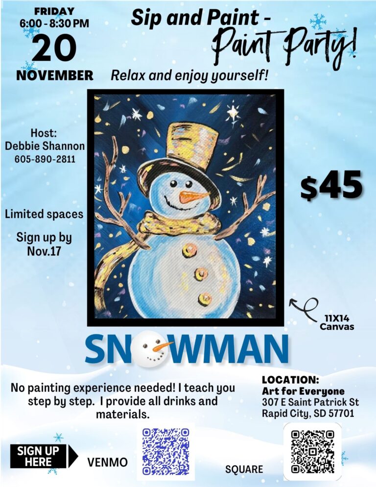 snowman art for eveyone new - Marketing Flyer (1)
